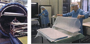 bullet resistant glass manufacturing process showing clean room and autoclave
